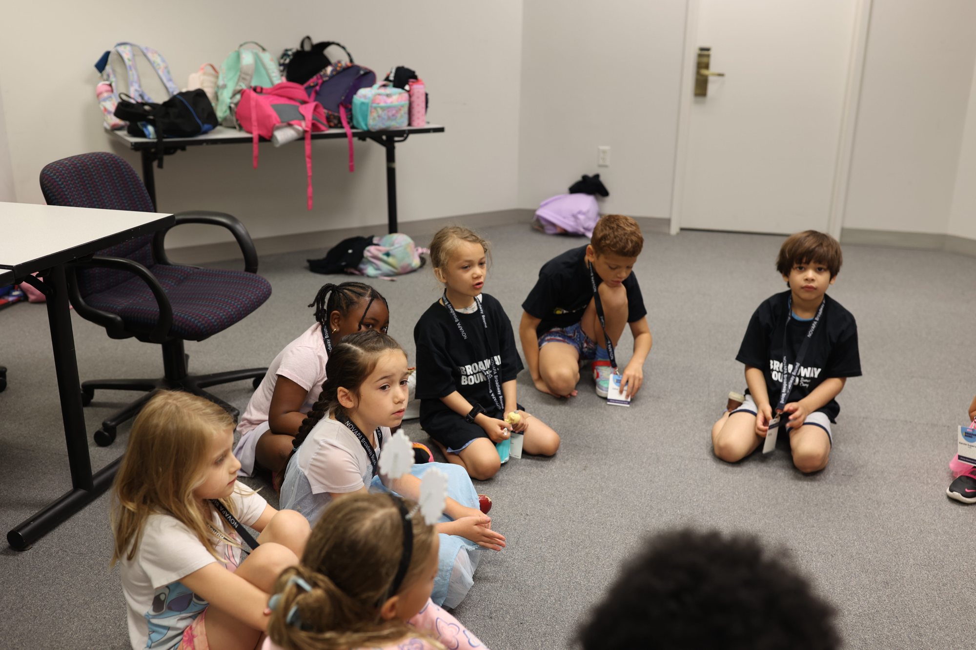 Kids in class together