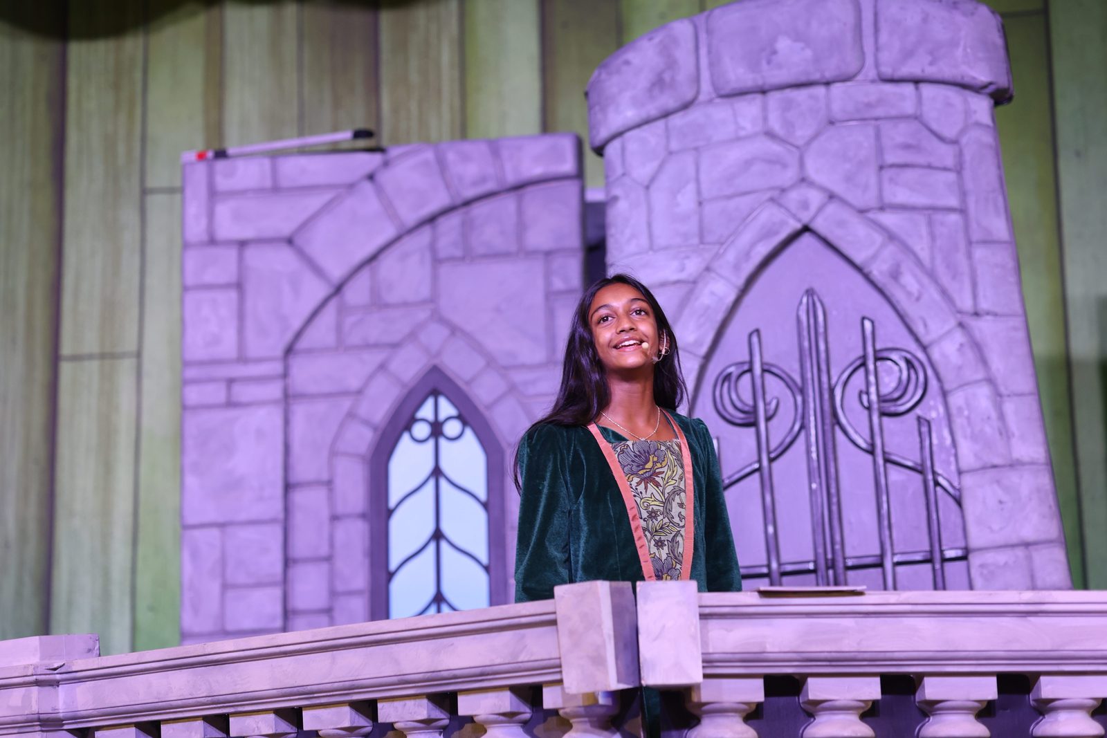 A camper performing as Princess Fiona
