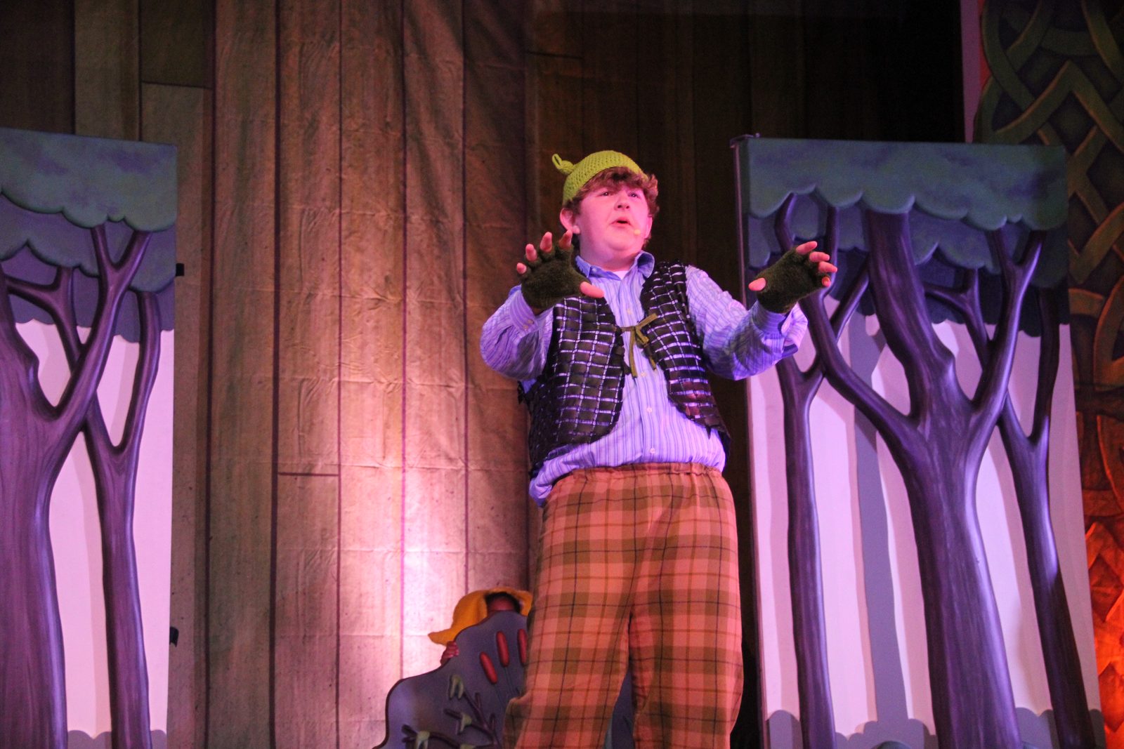 Campers performing together