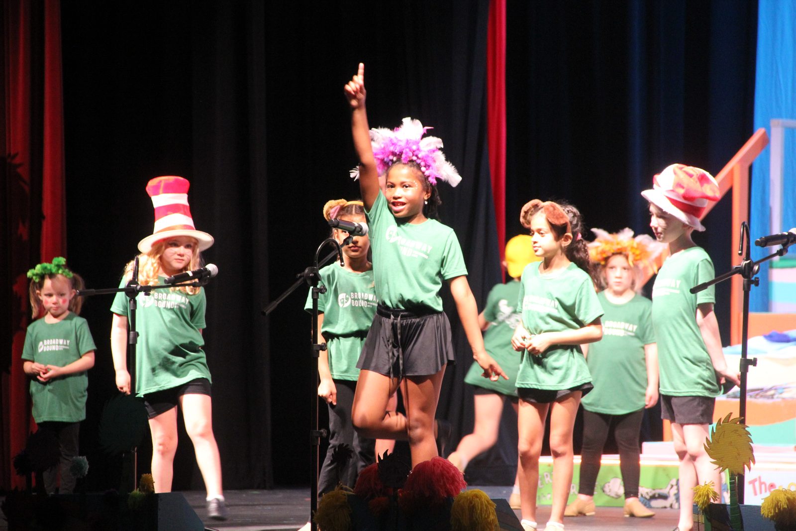 Campers during a summer production